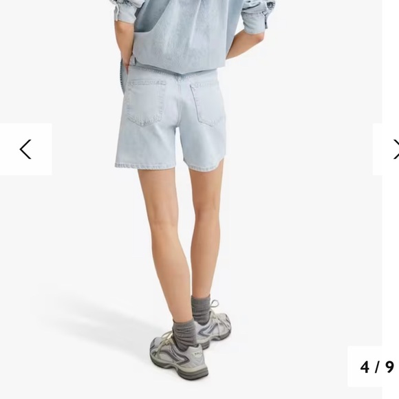 MNG MANGO Zaida Black Denim Shorts - Picture 5 of 7